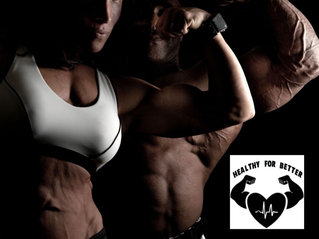 art of bodybuilding picture of couple posing