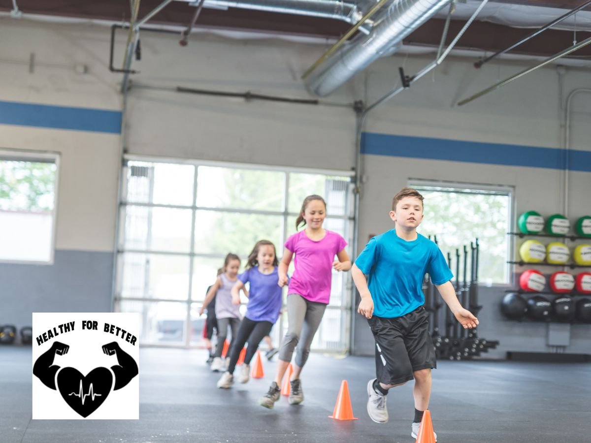 kids working out at gym