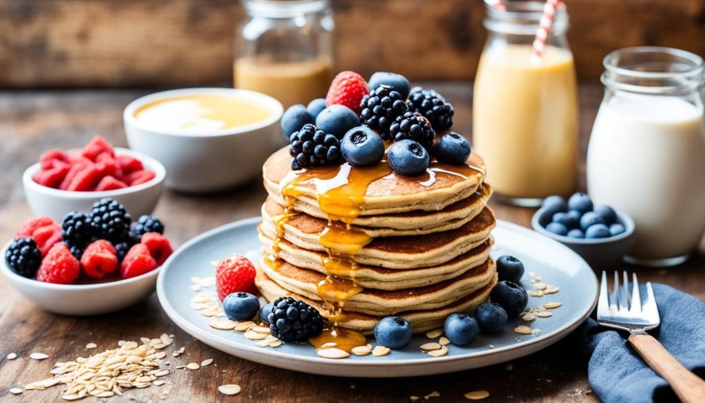 homemade protein pancakes