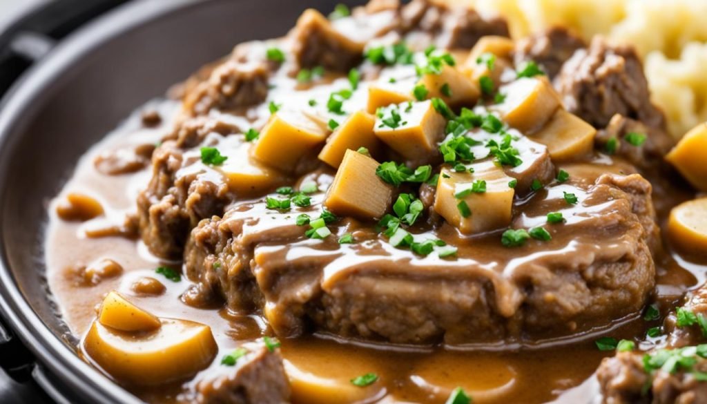 slow cooker salisbury steak slow cooker salisbury steak
