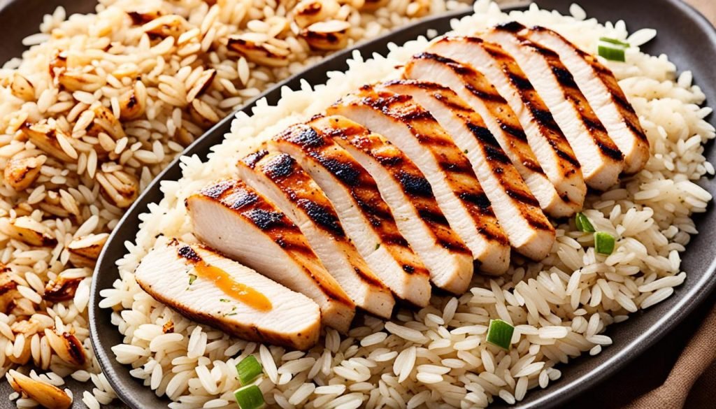 chicken breast and brown rice chicken breast and brown rice