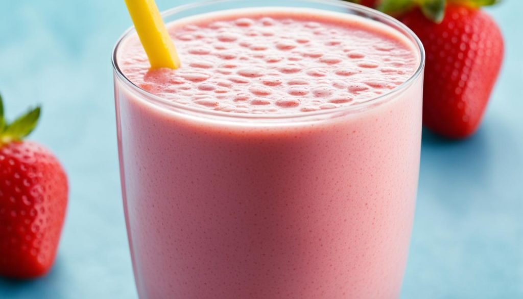 strawberry banana smoothie