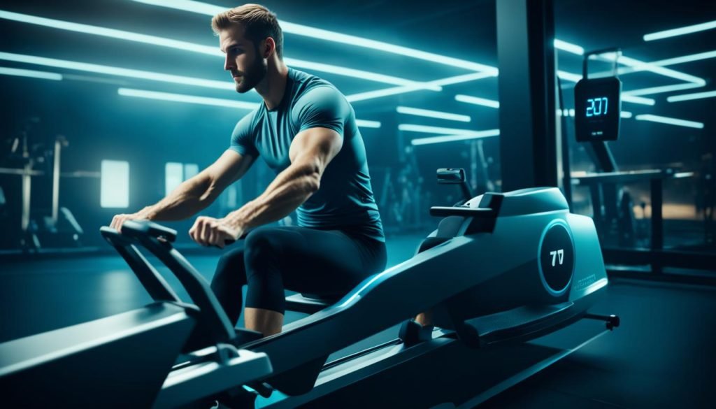 Benefits of rowing machine workouts with calorie-burning potential