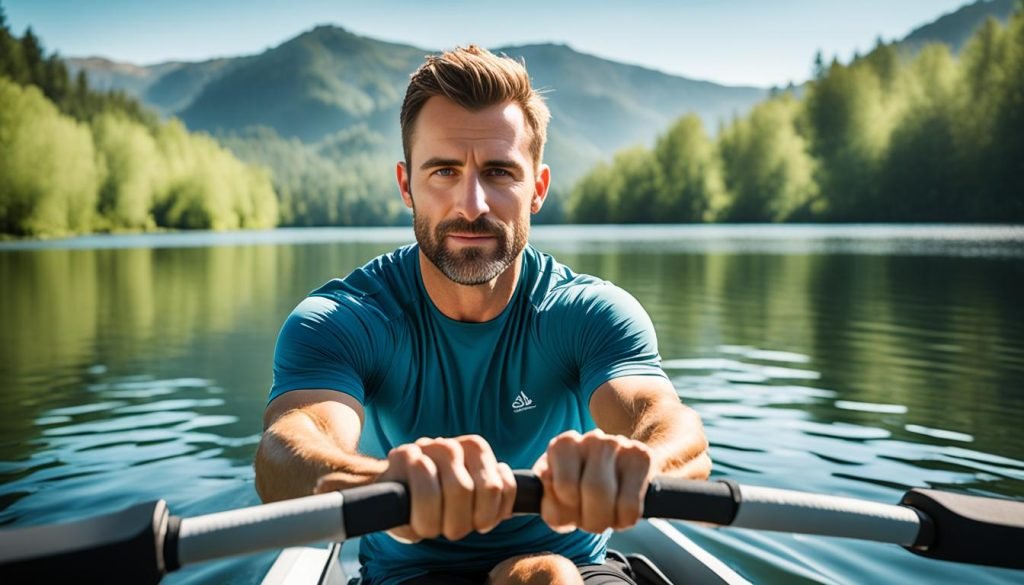 Meditative practice in rowing for mental well-being