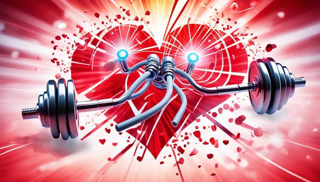 heart health and improved circulation with dumbbell cardio