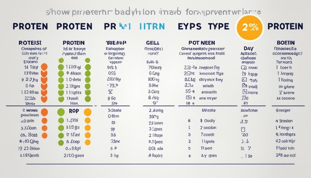 Recommended Daily Allowance for protein needs