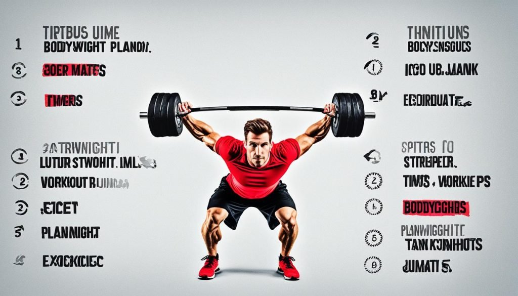 bodyweight exercises workout schedule