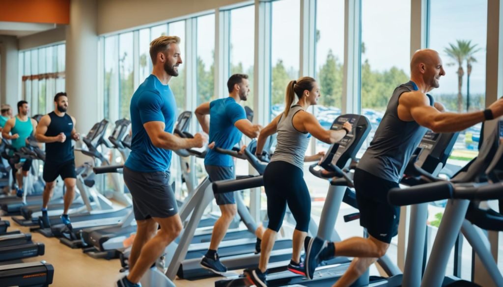 first-time gym users learning gym layout and using gym machines first-time gym users learning gym layout and using gym machines