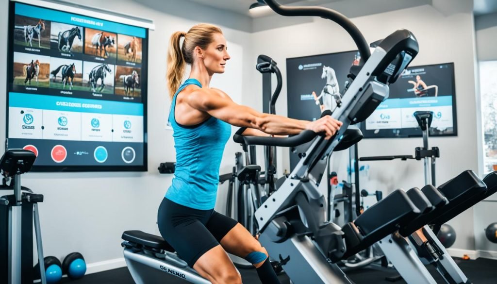 training techniques with horse rehabilitation machines