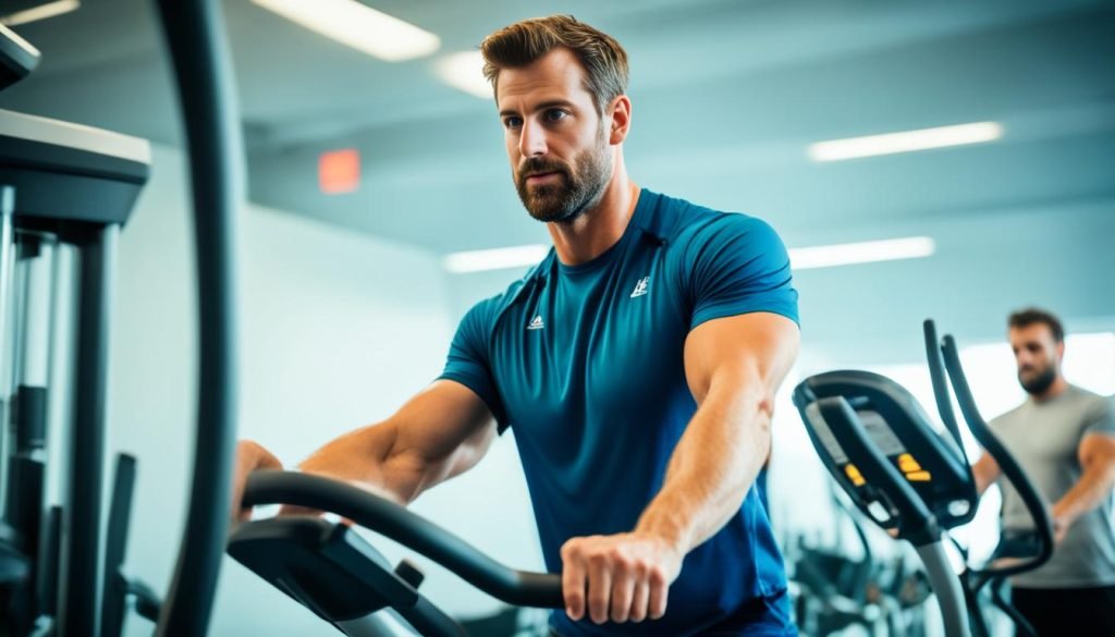 using an elliptical machine