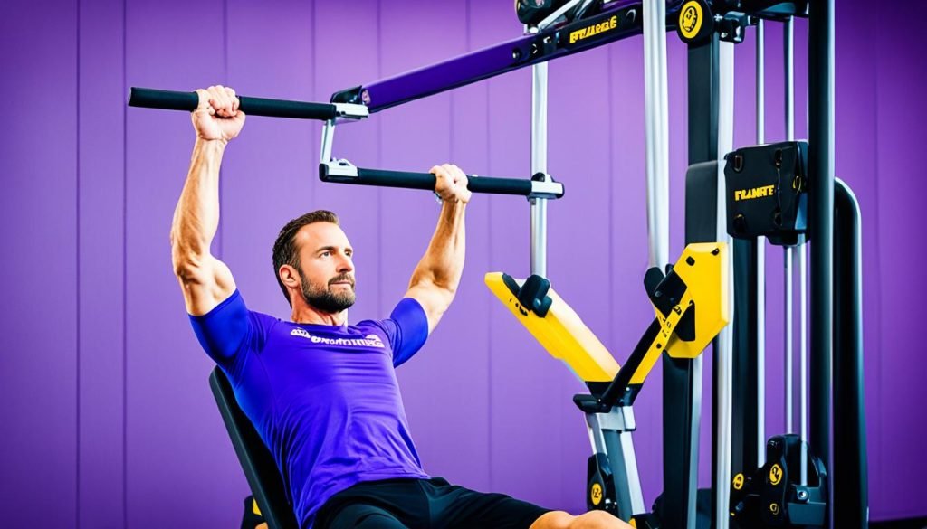 assisted pull-up fitness equipment