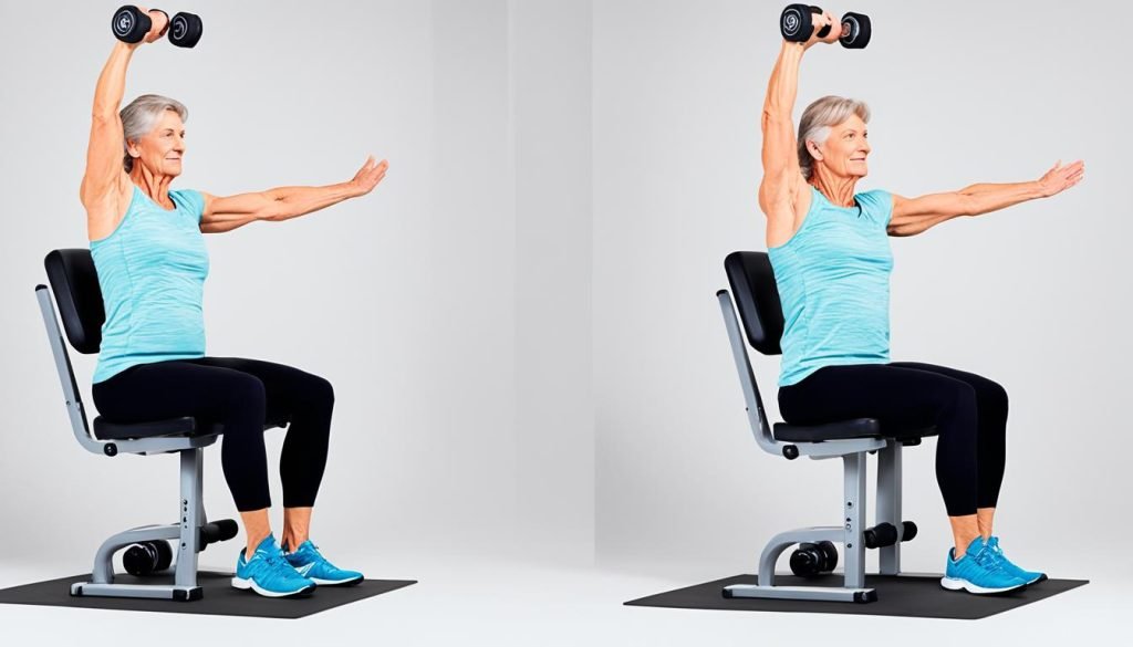 chair shoulder raises chair shoulder raises