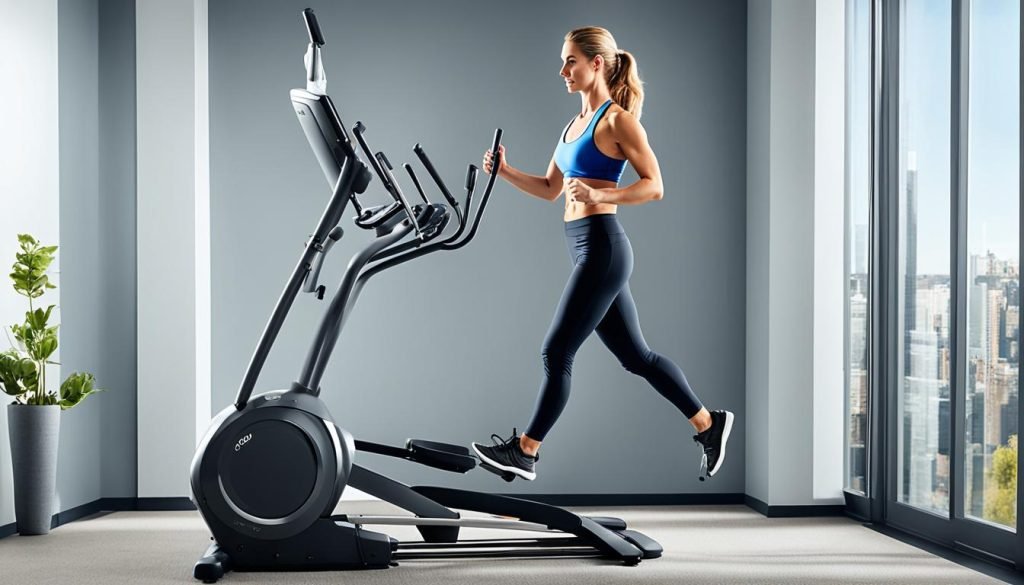 compact elliptical cross-trainers