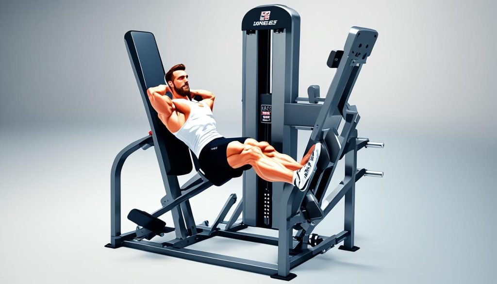 leg press machine functionality