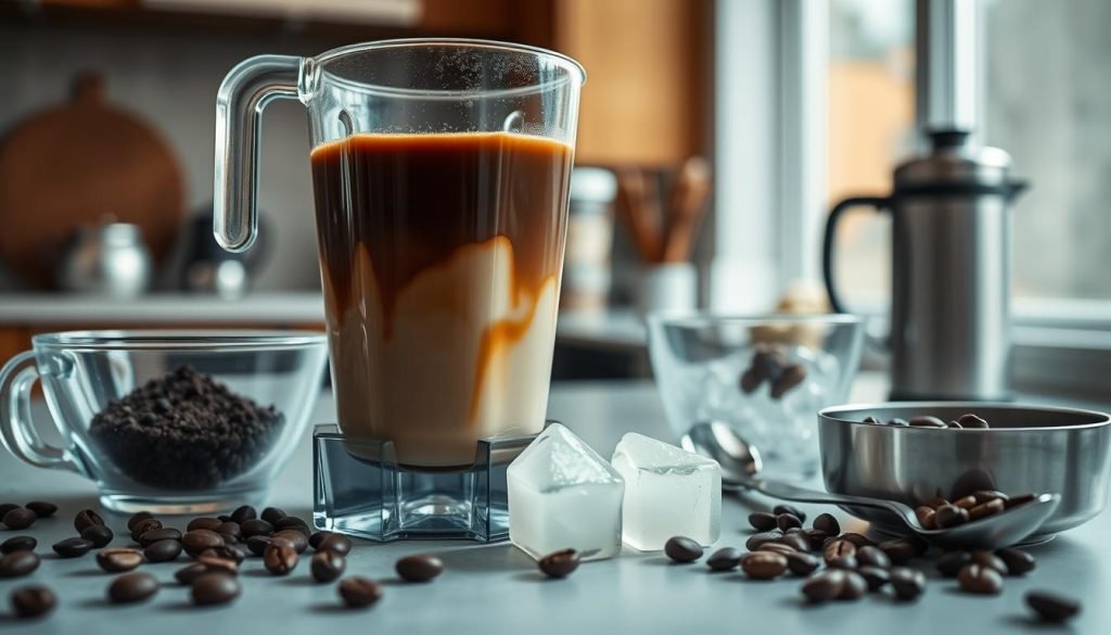 Coffee protein shake preparation Coffee protein shake preparation