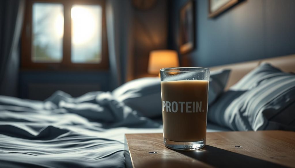 Nighttime protein benefits