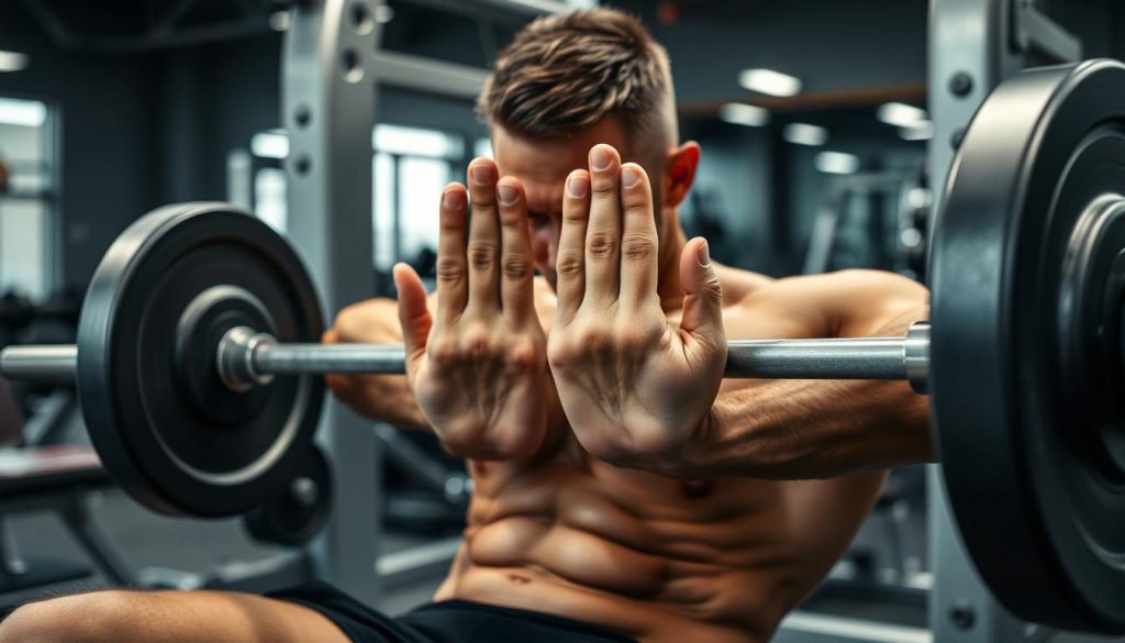 Proper bench press grip technique Proper bench press grip technique