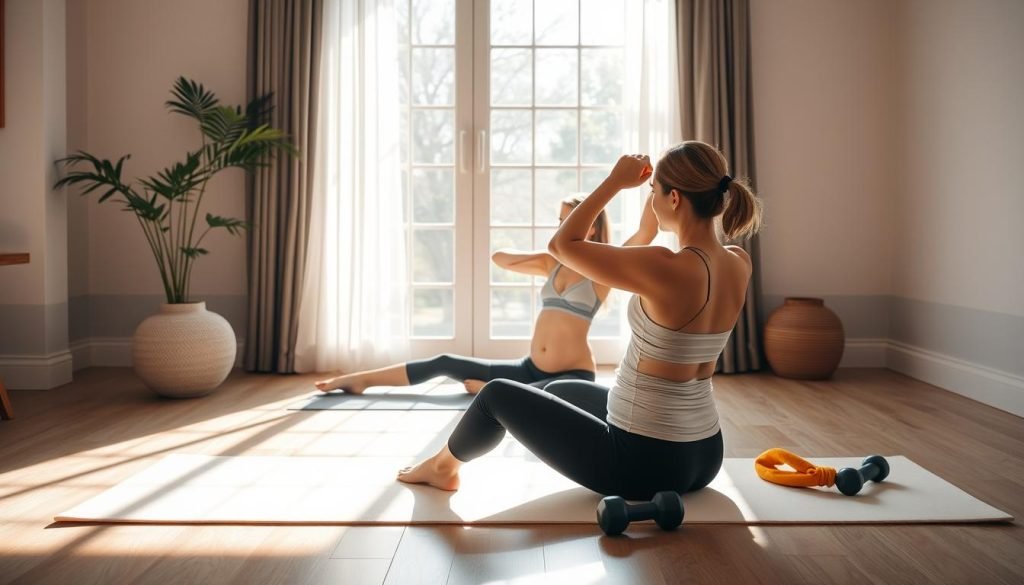 Safe core workouts after cesarean