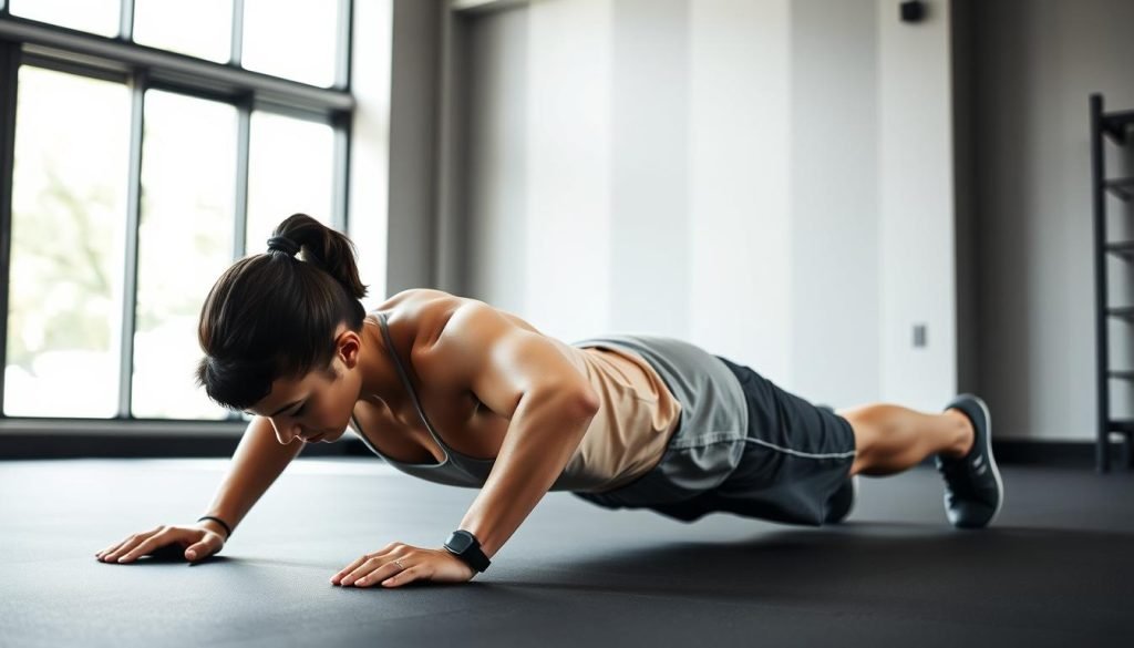 Proper push-up form Proper push-up form