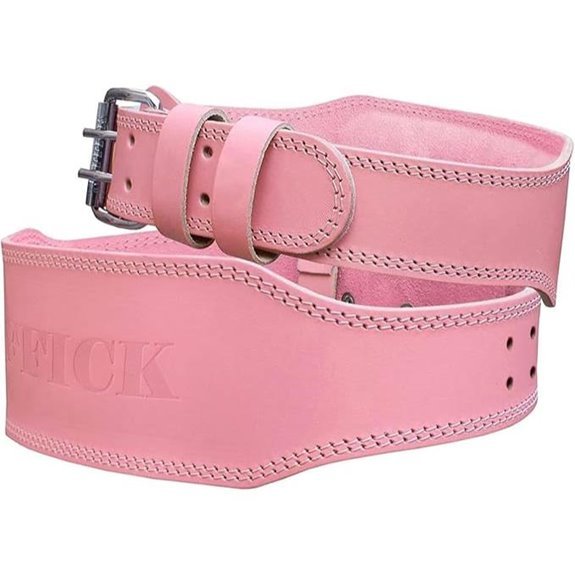 Jaffick Leather Weight Lifting Belt for Women & Men